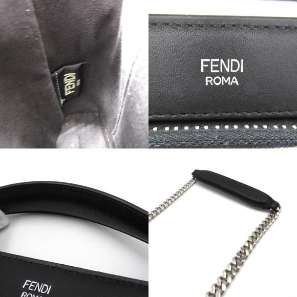 Fendi.com Click 2Way Shoulder Bag Leather Black - Picture 9 of 10